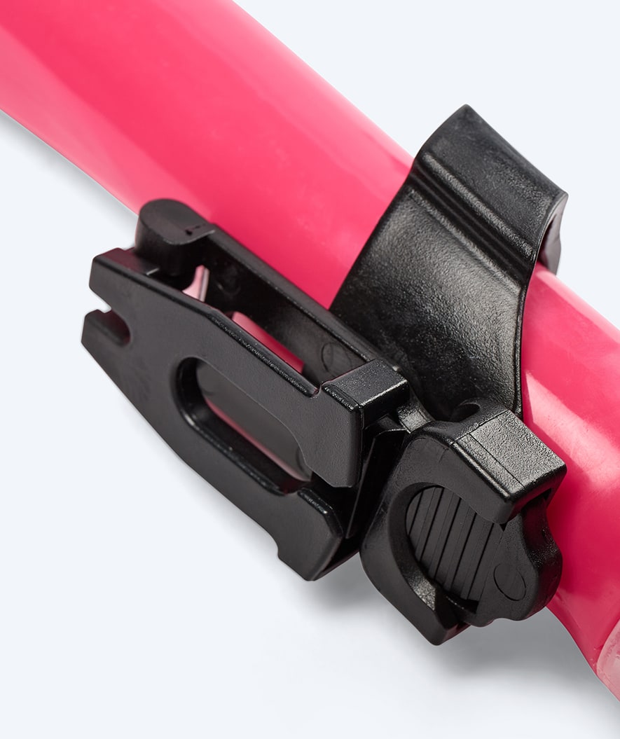 Watery full-dry snorkel for adults - Hudson - Red/pink