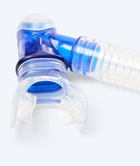 Watery Combo snorkel set for adults - Hudson Semi-Dry - Blue