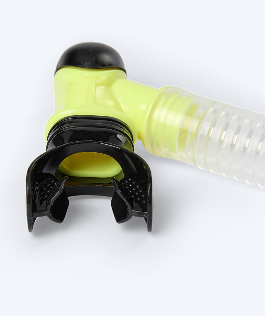 Watery full-dry snorkel for adults - Hudson - Yellow