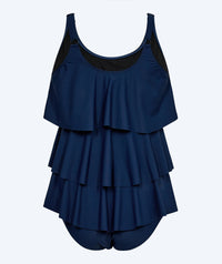 Watery swimsuit with skirt for women - Hydra - Dark blue