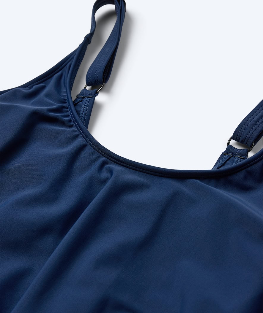 Watery swimsuit with skirt for women - Hydra - Dark blue