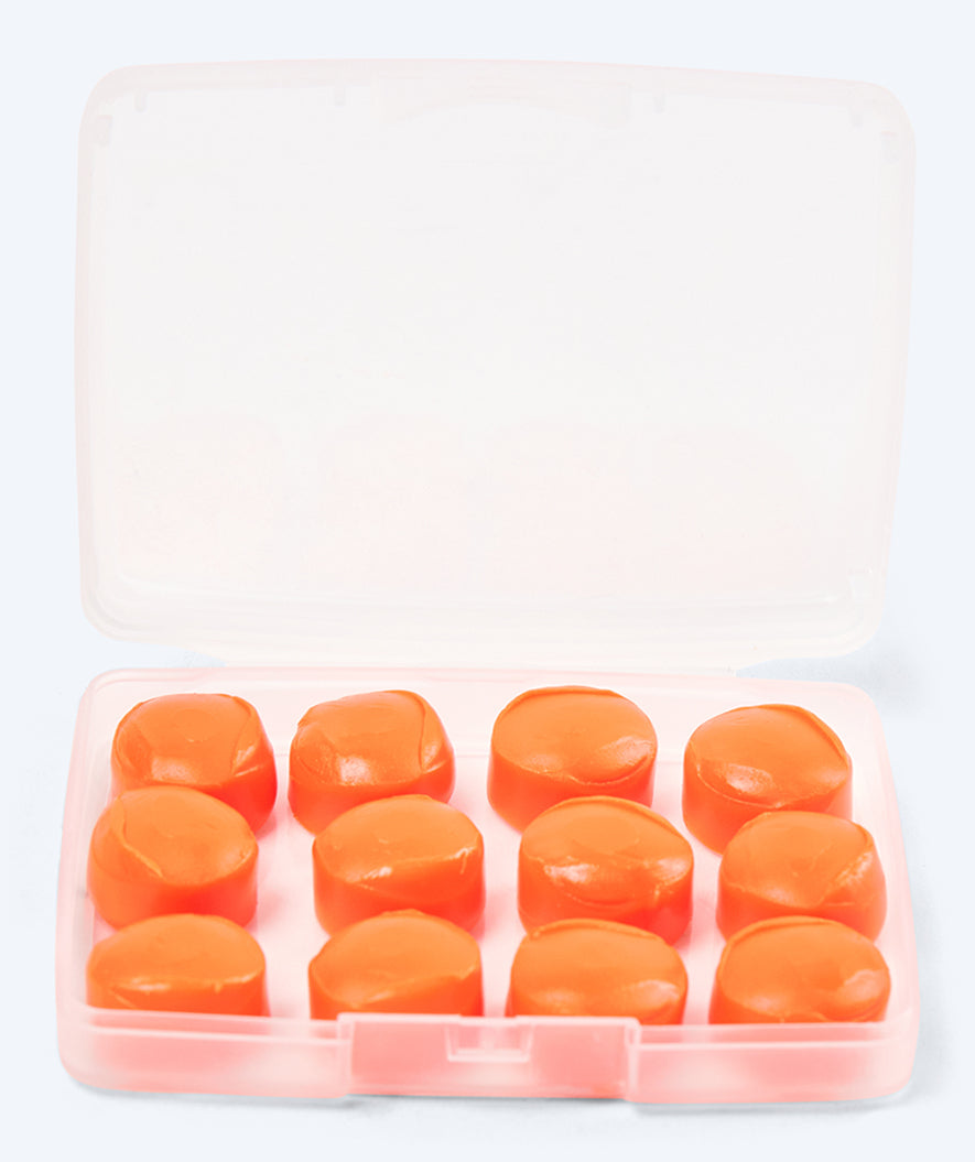 Watery earplugs for kids - Indra 6 pairs - Orange