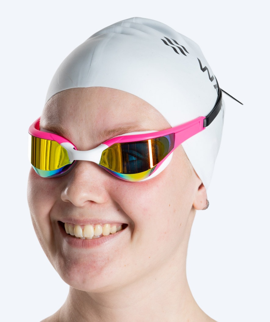 Watery swim goggles - Instinct Elite Mirror - Pink/gold