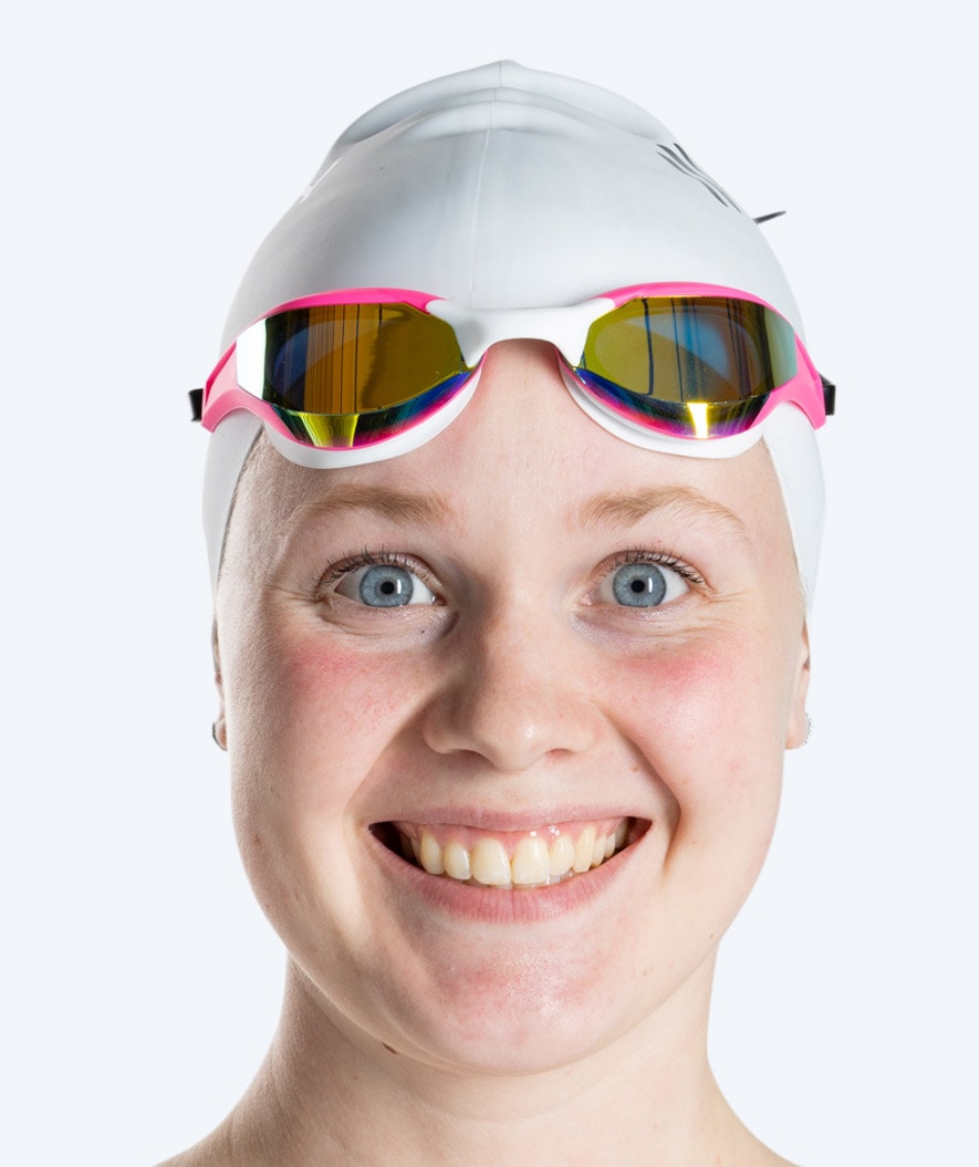 Watery swim goggles - Instinct Elite Mirror - Pink/gold