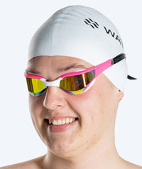 Watery swim goggles - Instinct Elite Mirror - Pink/gold