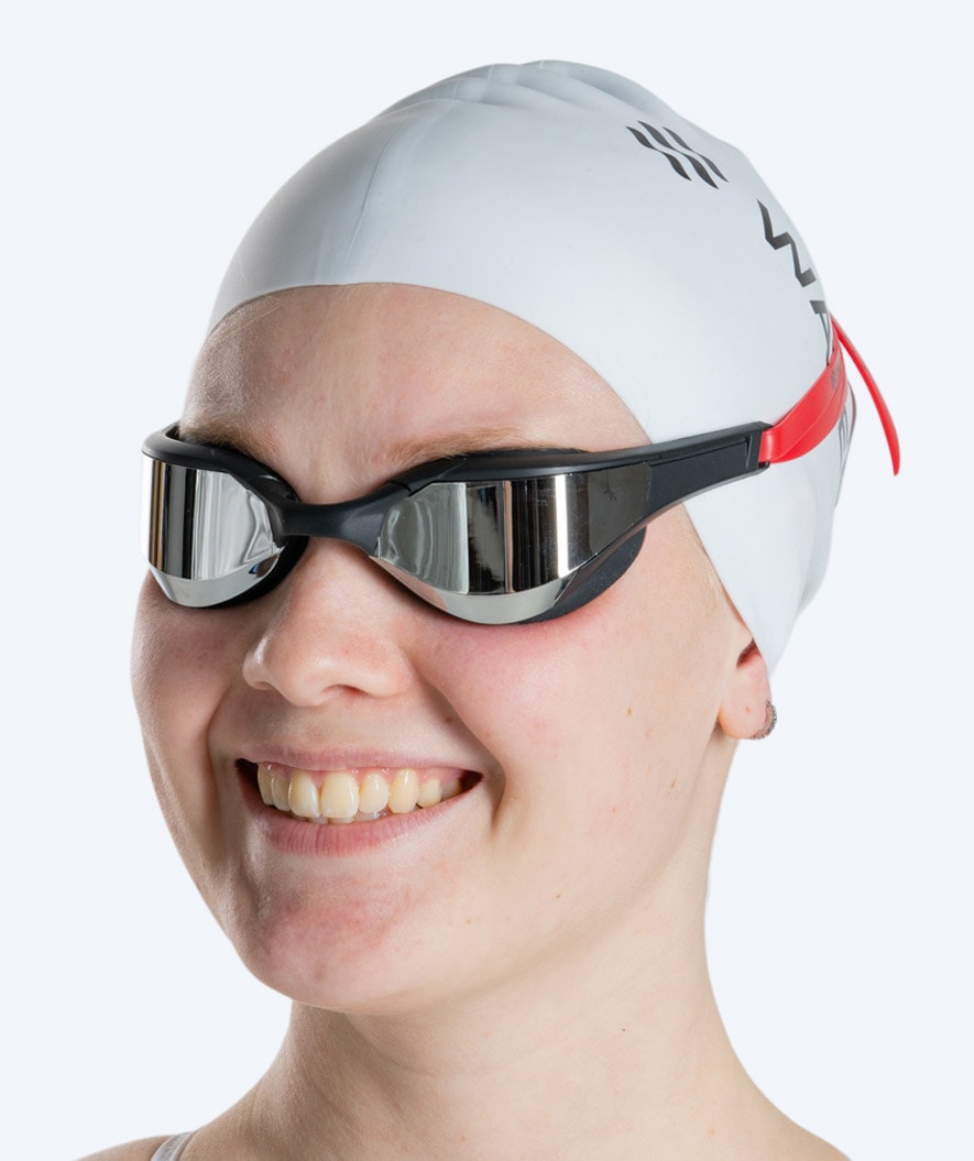 Watery swim goggles - Instinct Elite Mirror - Red/silver