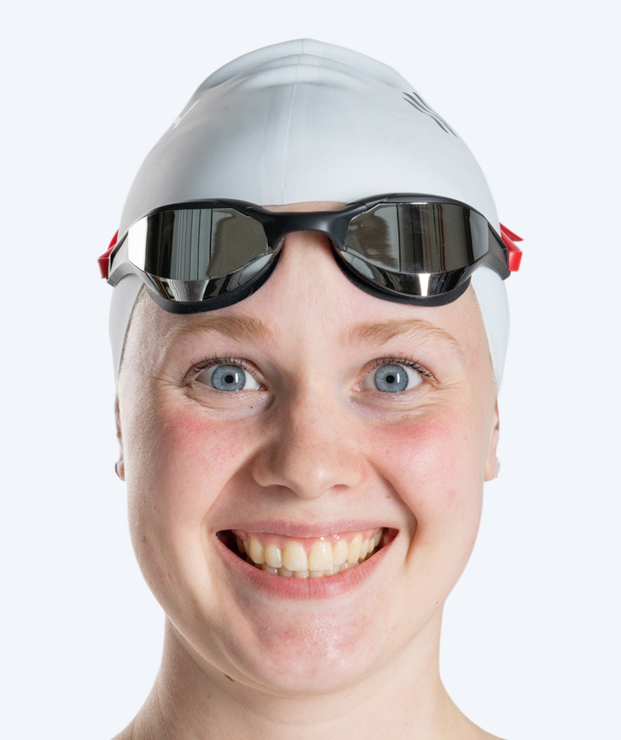 Watery swim goggles - Instinct Elite Mirror - Red/silver