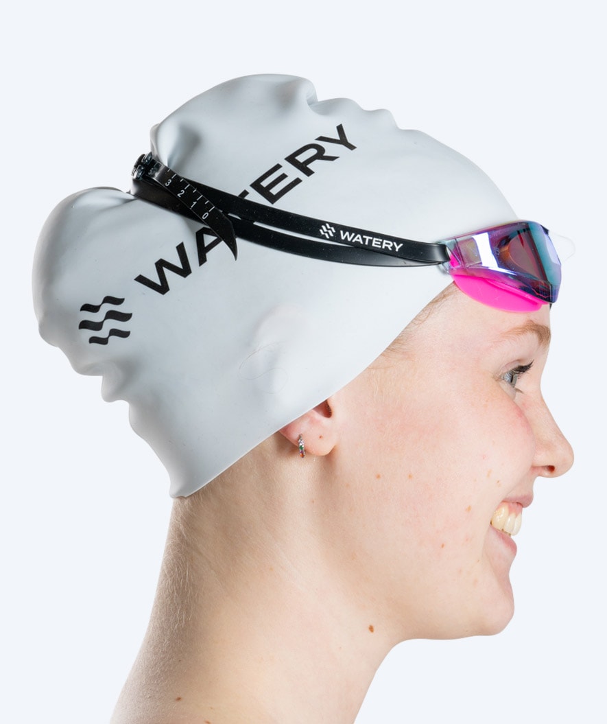 Watery swim goggles - Instinct Mirror - Pink/gold