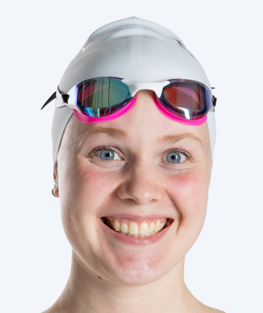 Watery swim goggles - Instinct Mirror - Pink/gold