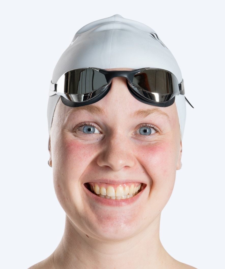 Watery swim goggles - Instinct Mirror - Black/silver
