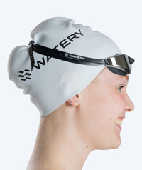 Watery swim goggles - Instinct Mirror - Black/silver