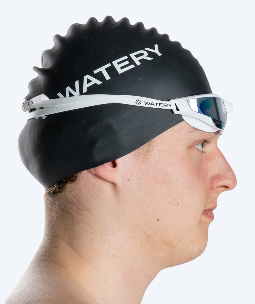 Watery swim goggles - Instinct Ultra Mirror - White/blue