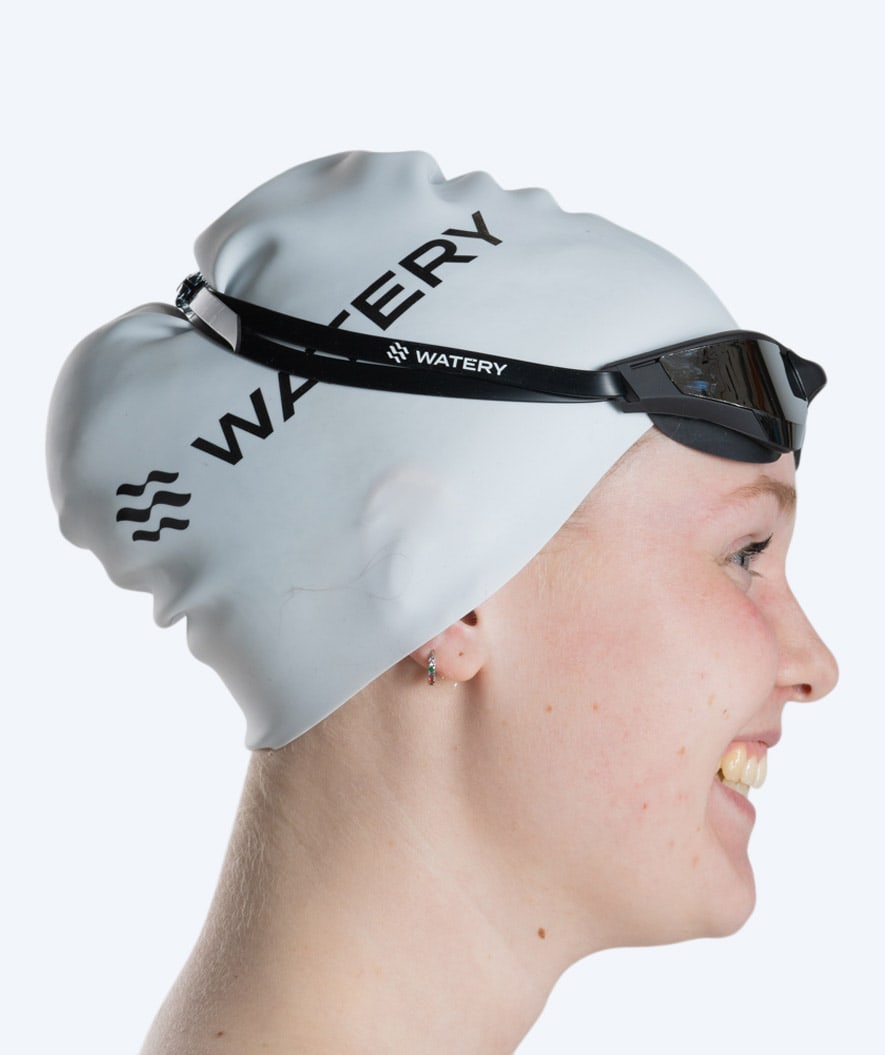 Watery swim goggles - Instinct Ultra Mirror - Black/silver