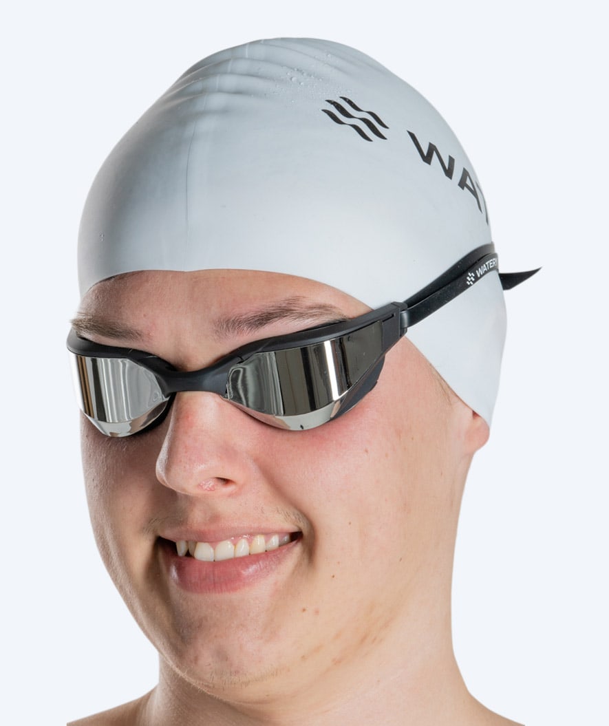 Watery swim goggles - Instinct Ultra Mirror - Black/silver