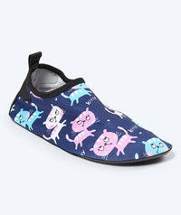 Watery swim socks for kids - Irving - Cats