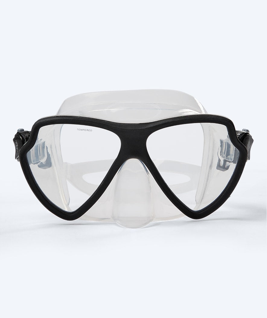 Watery snorkel set for adults (from 15 years) - Itzel/Breeve - Black