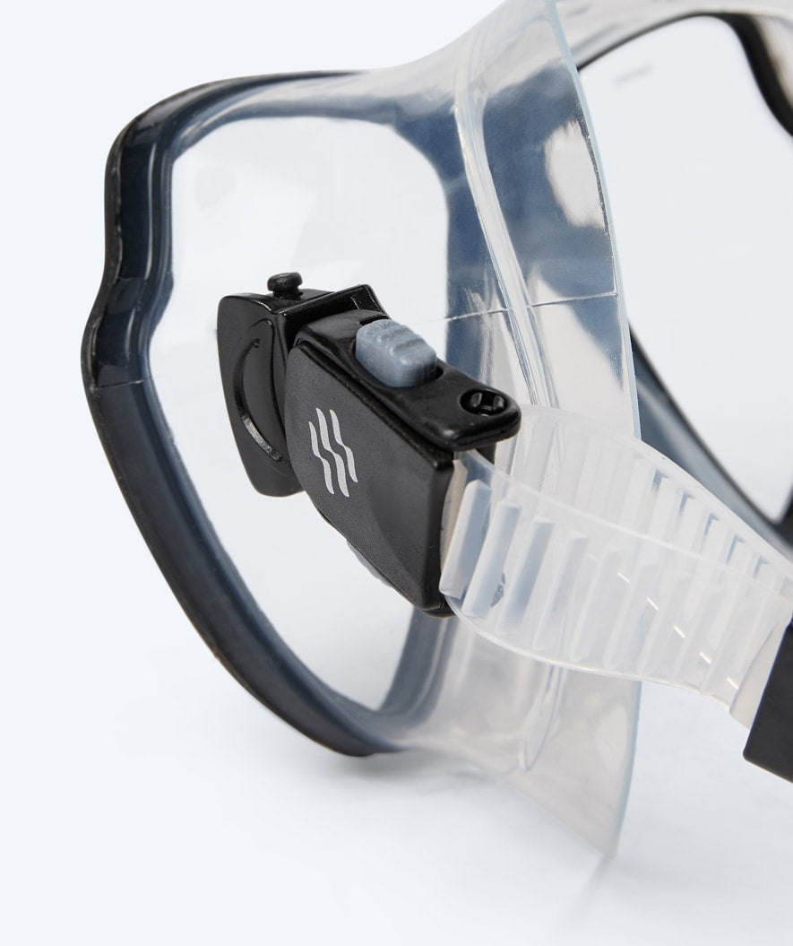 Watery snorkel set for adults (from 15 years) - Itzel/Breeve - Black