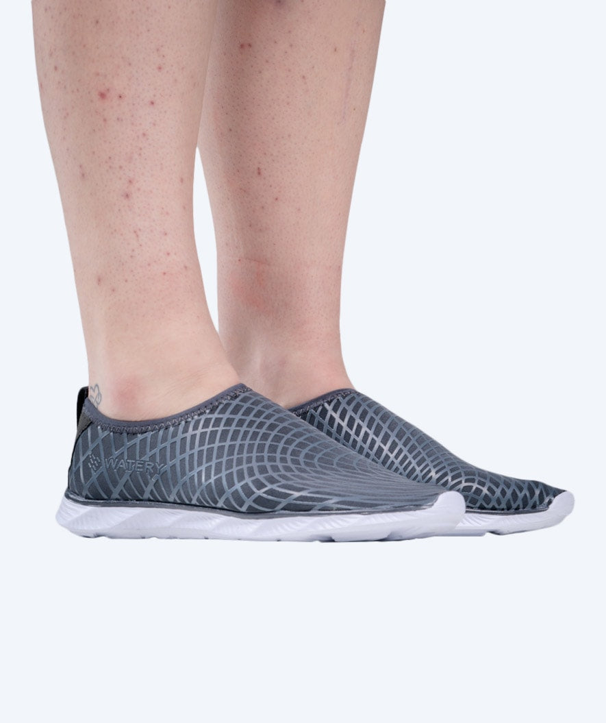 Watery swim shoes for adults - Kawaii - Grey