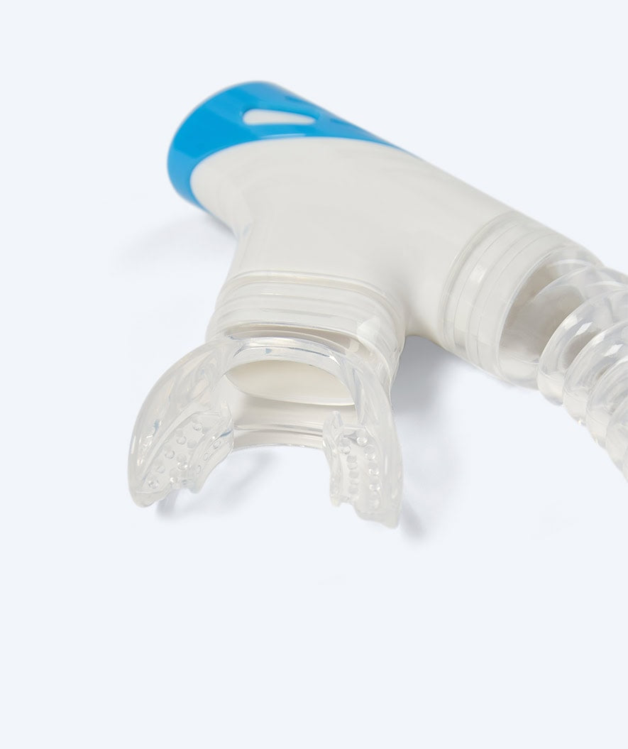 Watery full-dry snorkel for kids - Triton 2.0 - Blue