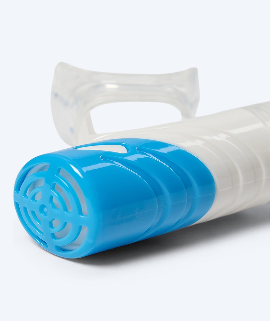 Watery full-dry snorkel for kids - Triton 2.0 - Blue
