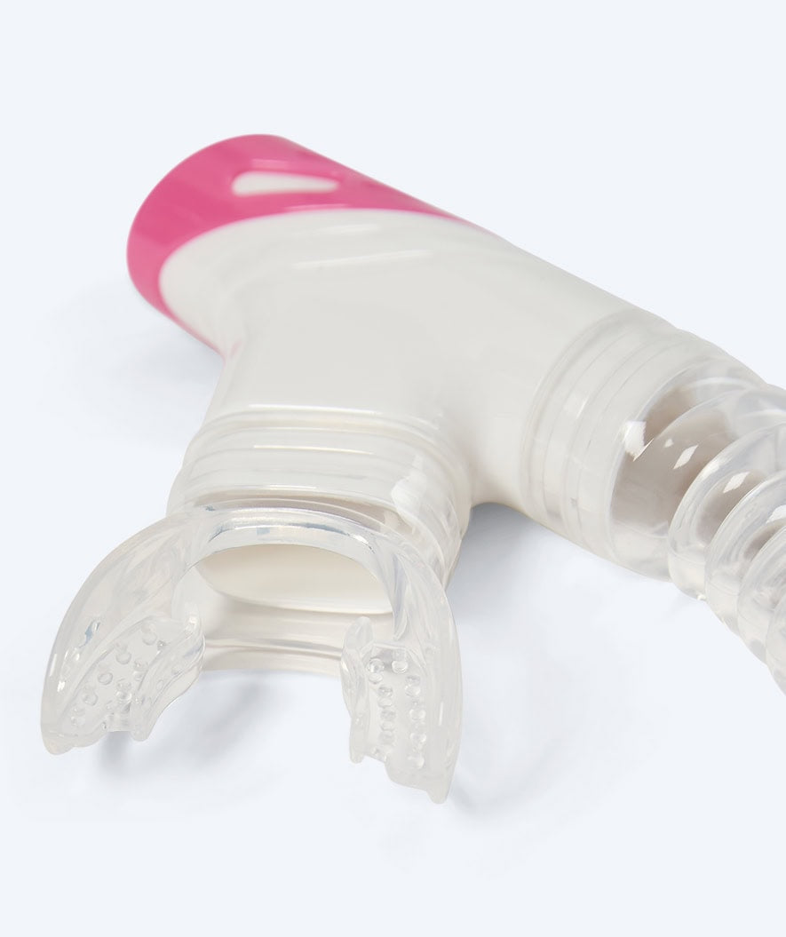 Watery full-dry snorkel for kids - Triton 2.0 - Pink