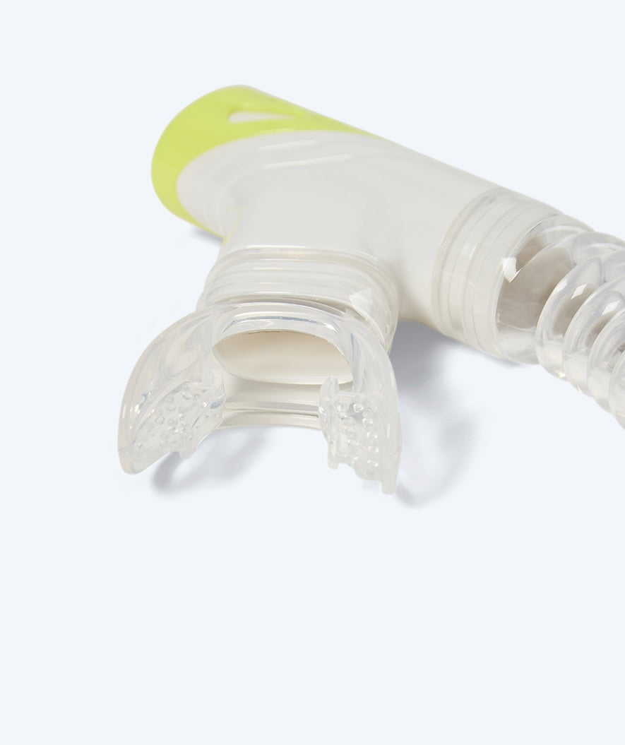 Watery full-dry snorkel for kids - Triton 2.0 - Yellow