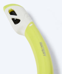 Watery full-dry snorkel for kids - Triton 2.0 - Yellow