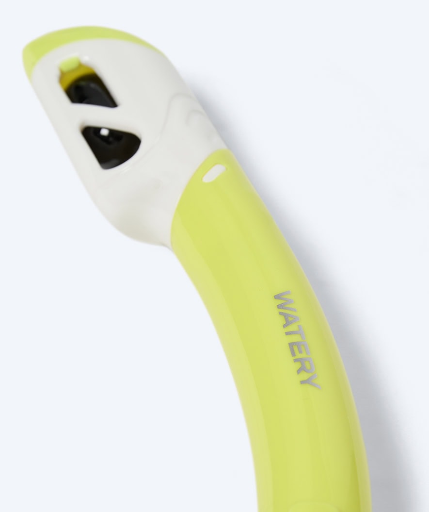 Watery full-dry snorkel for kids - Triton 2.0 - Yellow