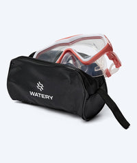 Watery diving mask for adults (from 15 years) - Leach Pro - White/pink