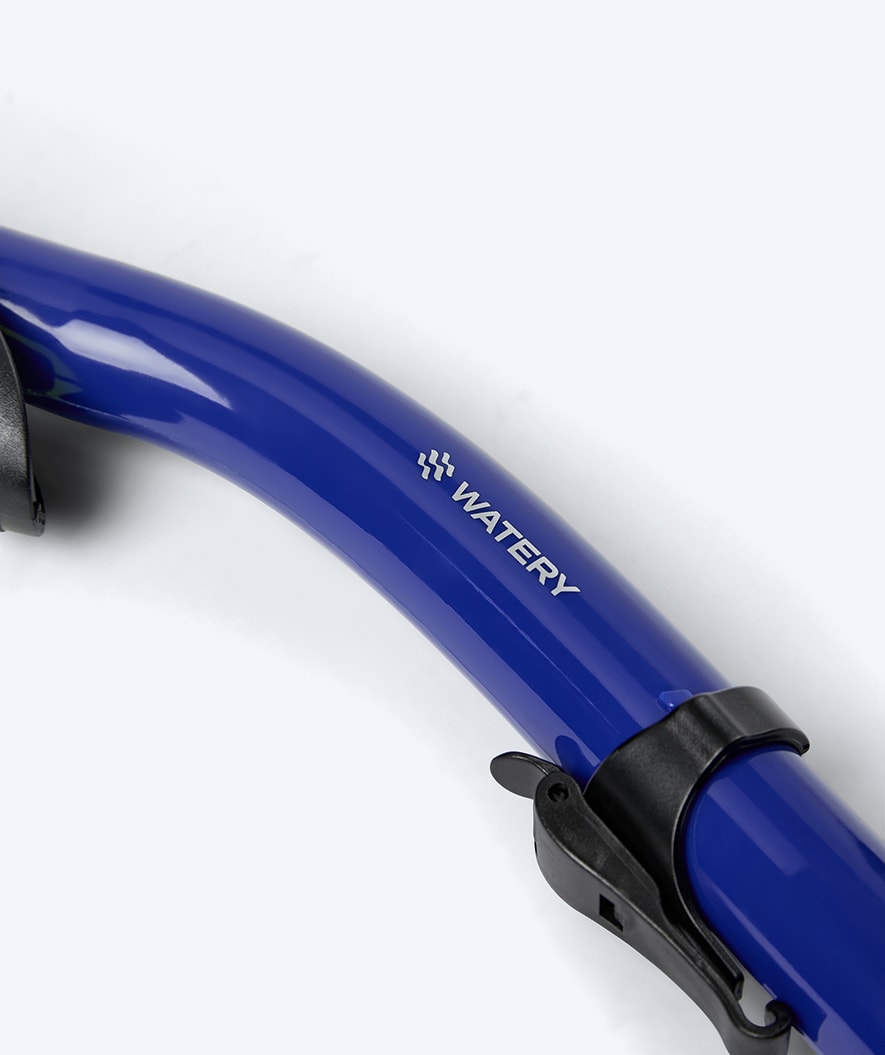 Watery snorkel for adults (from 15 years) - Leach Pro - Blue/yellow