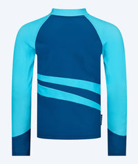 Watery UV-shirt for kids - Manami Long Sleeved Rashguard - Atlantic Blue