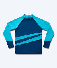 Watery UV-shirt for kids - Manami Long Sleeved Rashguard - Atlantic Blue