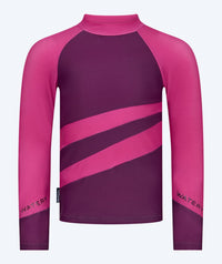 Watery UV-shirt for kids - Manami Long Sleeved Rashguard - Purple