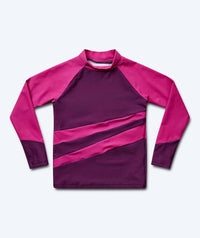 Watery UV-shirt for kids - Manami Long Sleeved Rashguard - Purple