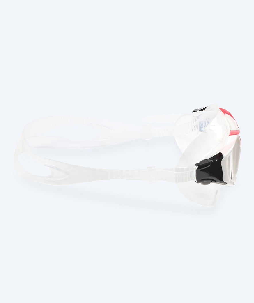 Watery swim mask for adults - Mantis - Red/clear