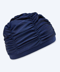 Watery swim cap with drapes - Maxwell - Dark blue