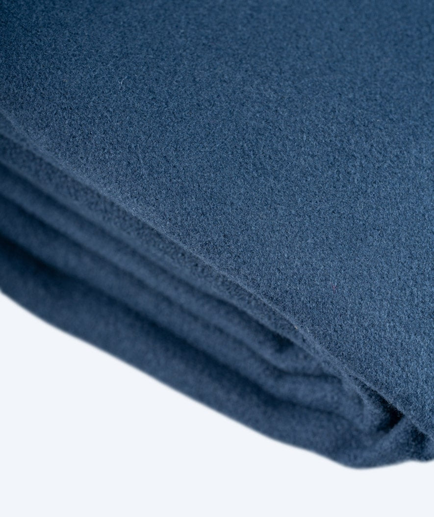 Watery bathing poncho for junior - Microfiber - Dark blue