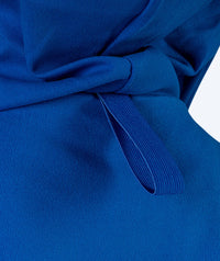 Watery bathing poncho for junior - Microfiber - Royal Blue