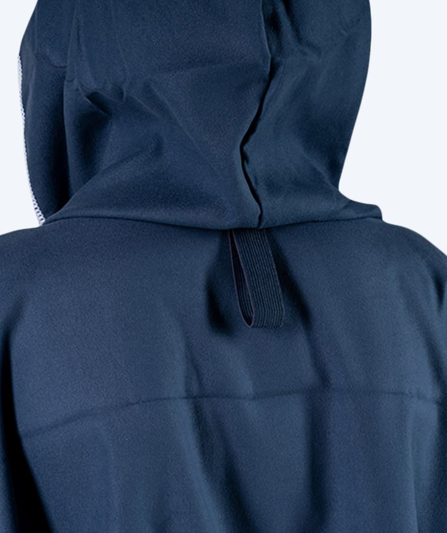 Watery bathing poncho for junior - Microfiber - Dark blue