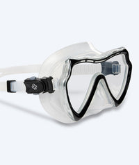 Watery diving mask for adults (from 15 years) - Nebula - Black