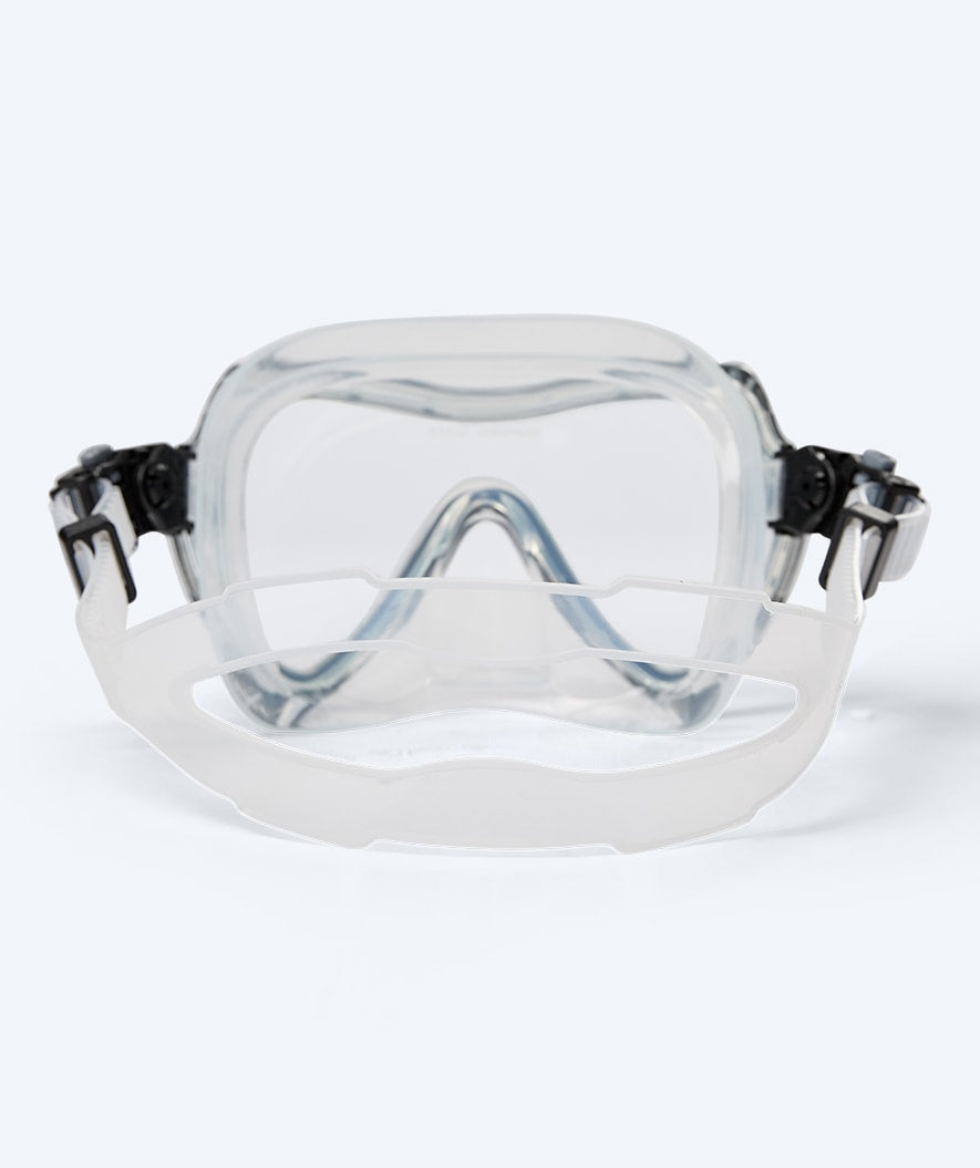 Watery diving mask for adults (from 15 years) - Nebula - Black