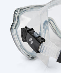 Watery diving mask for adults (from 15 years) - Nebula - Black
