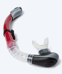 Watery snorkel for adults (from 15 years) - Nebula - Black/red