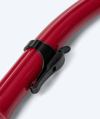 Watery snorkel for adults (from 15 years) - Nebula - Black/red