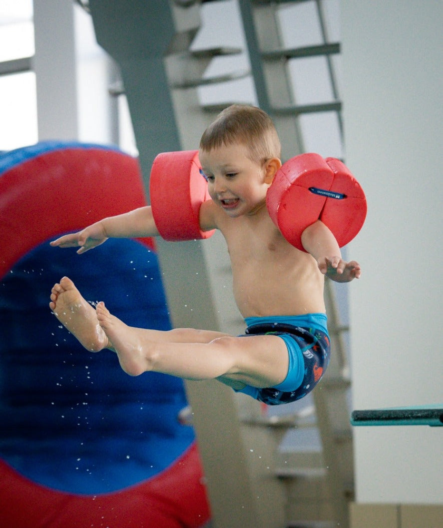 Watery swim nappies for kids - Neoprene Swim Nappy - Atlantic Orange