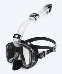 Watery snorkel set for adults - Pike/Pearl - Black