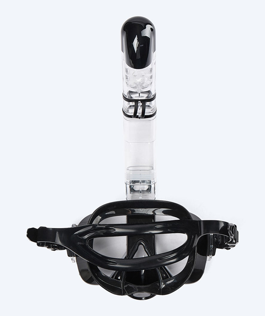 Watery snorkel set for adults - Pike/Pearl - Black
