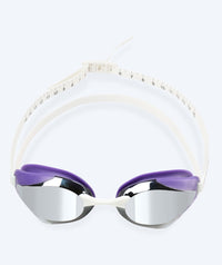 Watery Elite swim goggles - Poseidon Ultra Mirror - Purple/silver