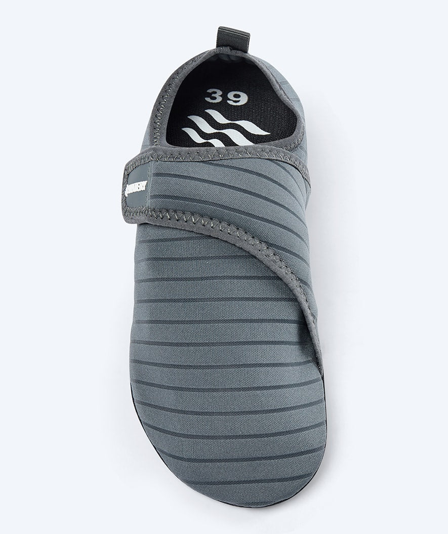 Watery neoprene swim shoes for adults - Poseidon - Grey