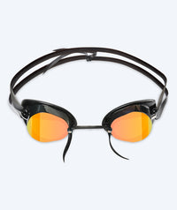 Watery swim goggles - Proflex Swedish Mirror - Black/gold